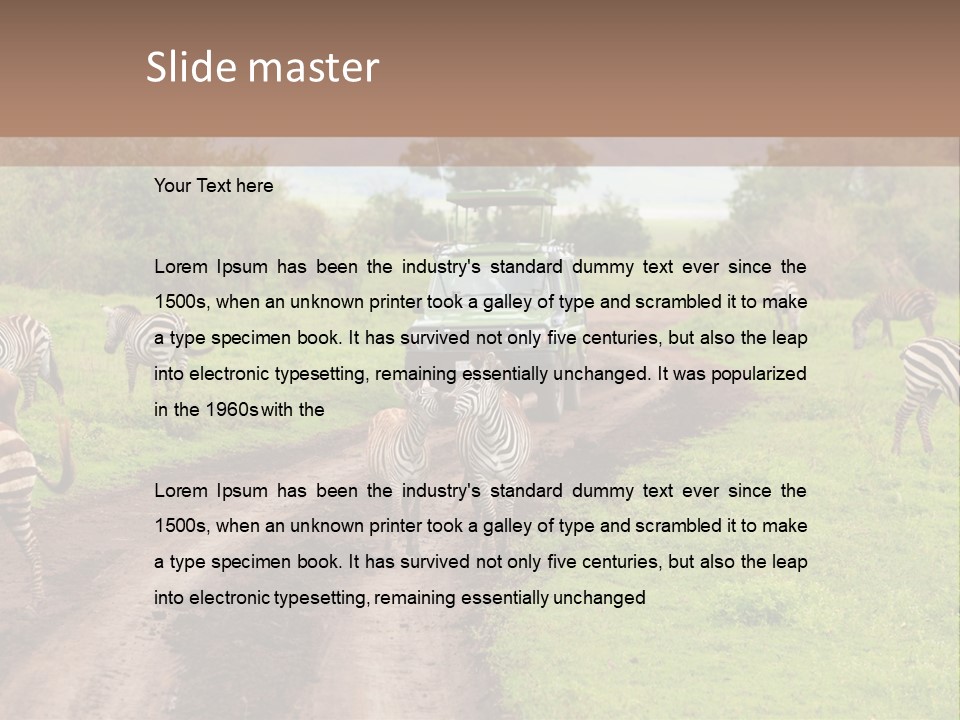 African Safari PowerPoint Template