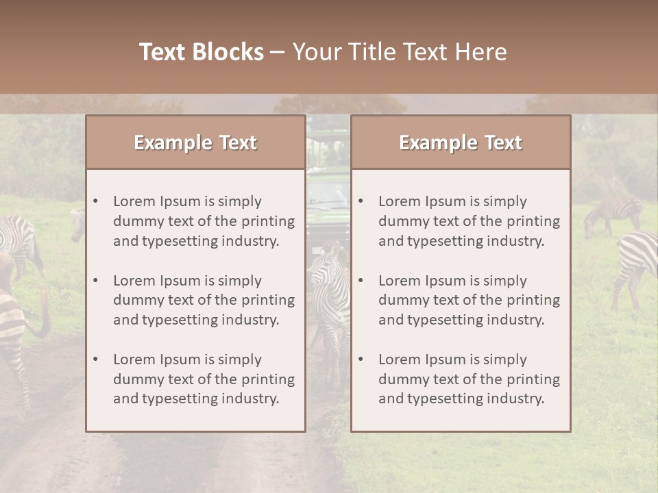 African Safari PowerPoint Template