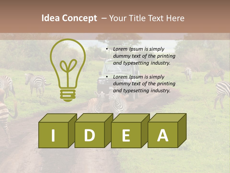 African Safari PowerPoint Template