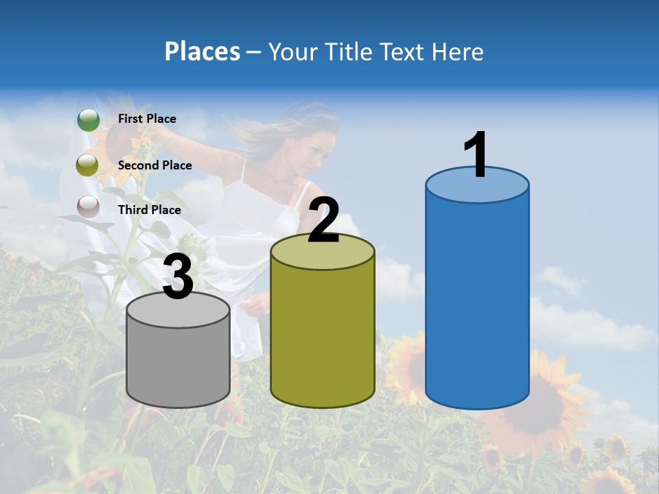 Sunflower Field PowerPoint Template