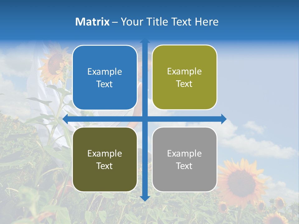 Sunflower Field PowerPoint Template