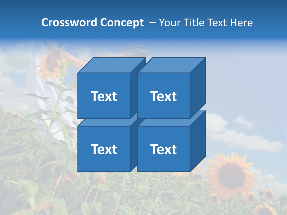 Sunflower Field PowerPoint Template