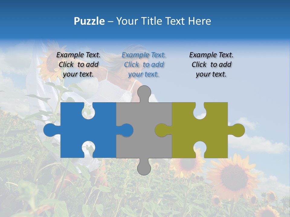 Sunflower Field PowerPoint Template