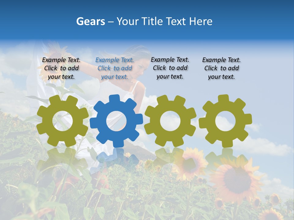 Sunflower Field PowerPoint Template