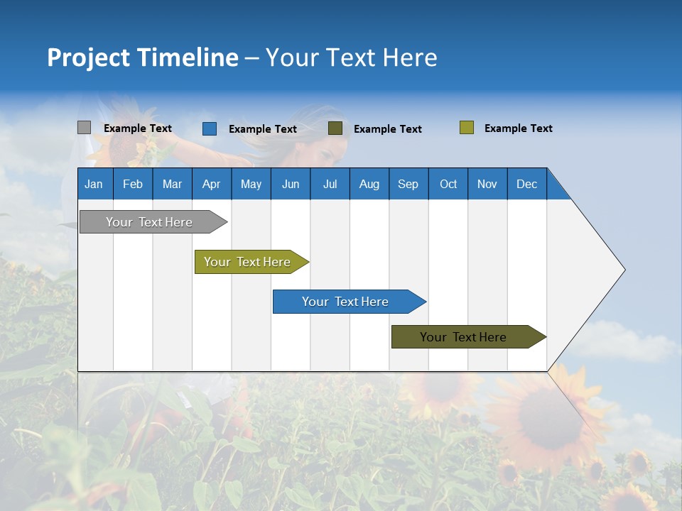Sunflower Field PowerPoint Template