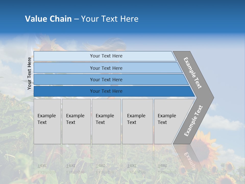 Sunflower Field PowerPoint Template