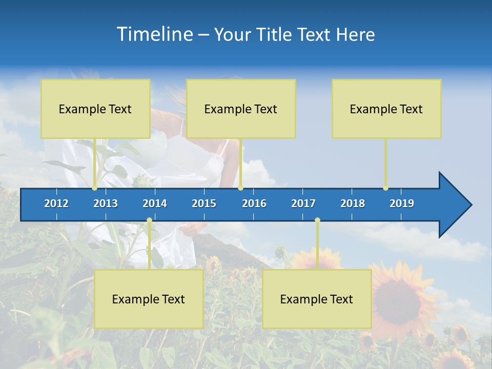 Sunflower Field PowerPoint Template