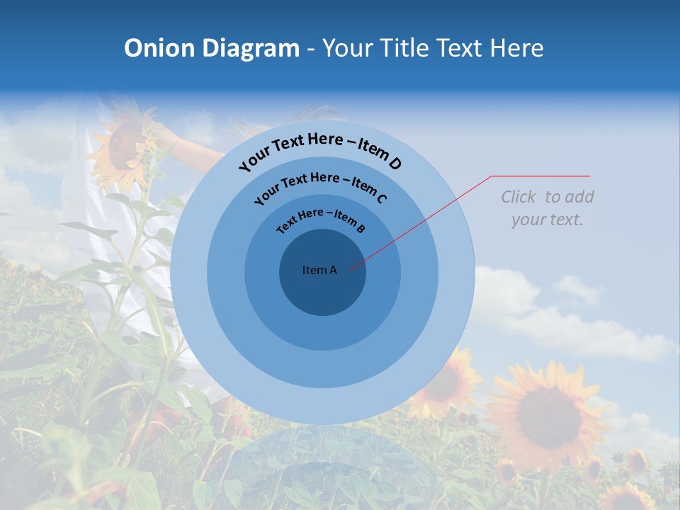 Sunflower Field PowerPoint Template