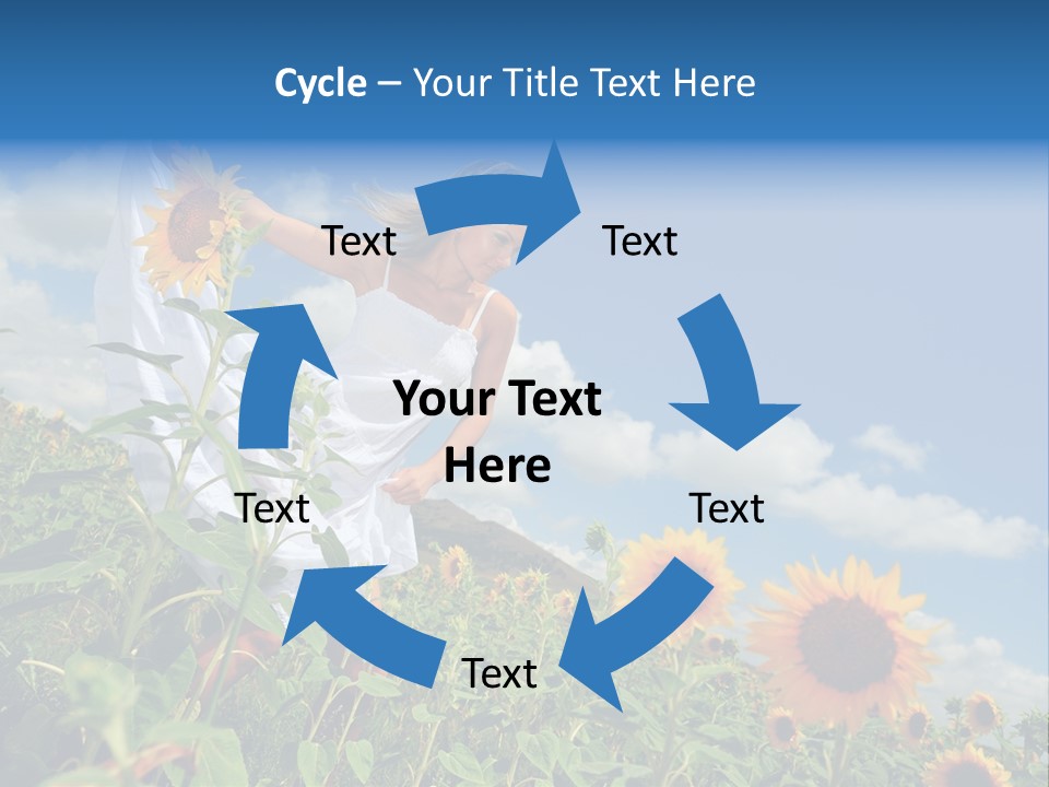 Sunflower Field PowerPoint Template