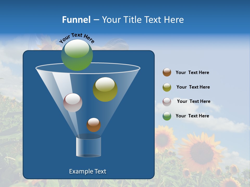 Sunflower Field PowerPoint Template