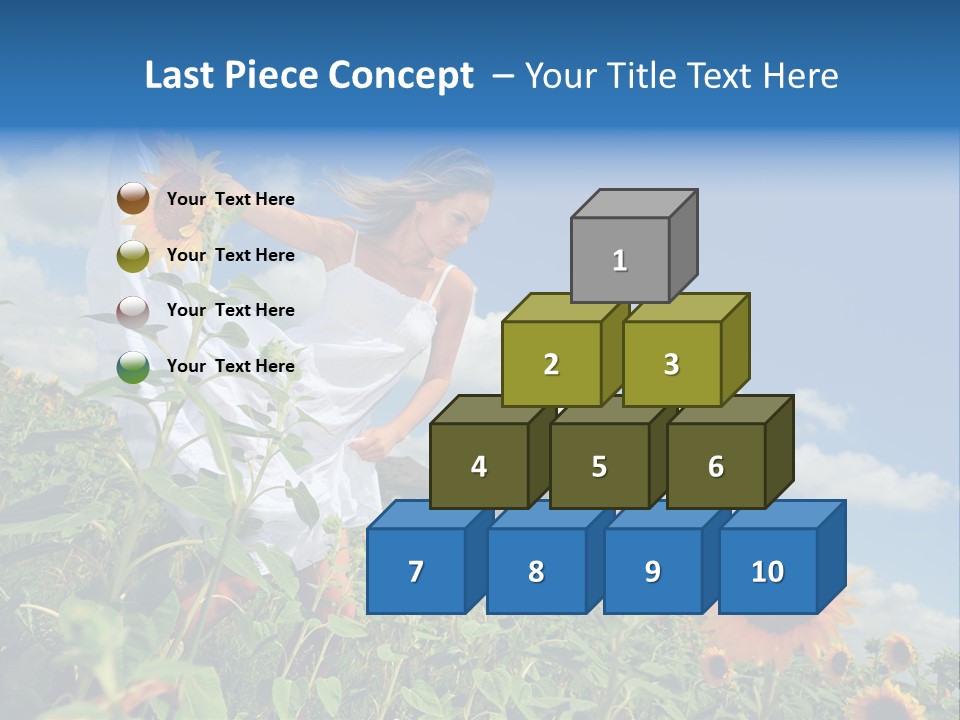Sunflower Field PowerPoint Template