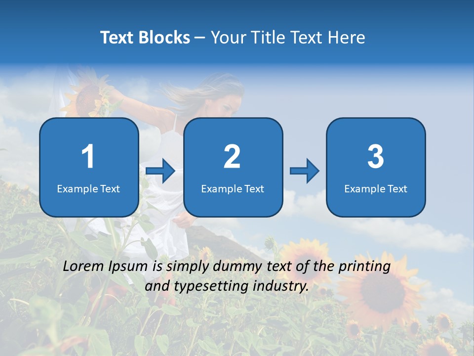 Sunflower Field PowerPoint Template