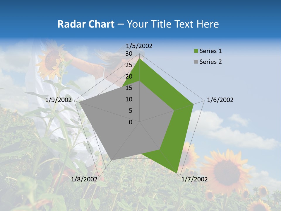 Sunflower Field PowerPoint Template