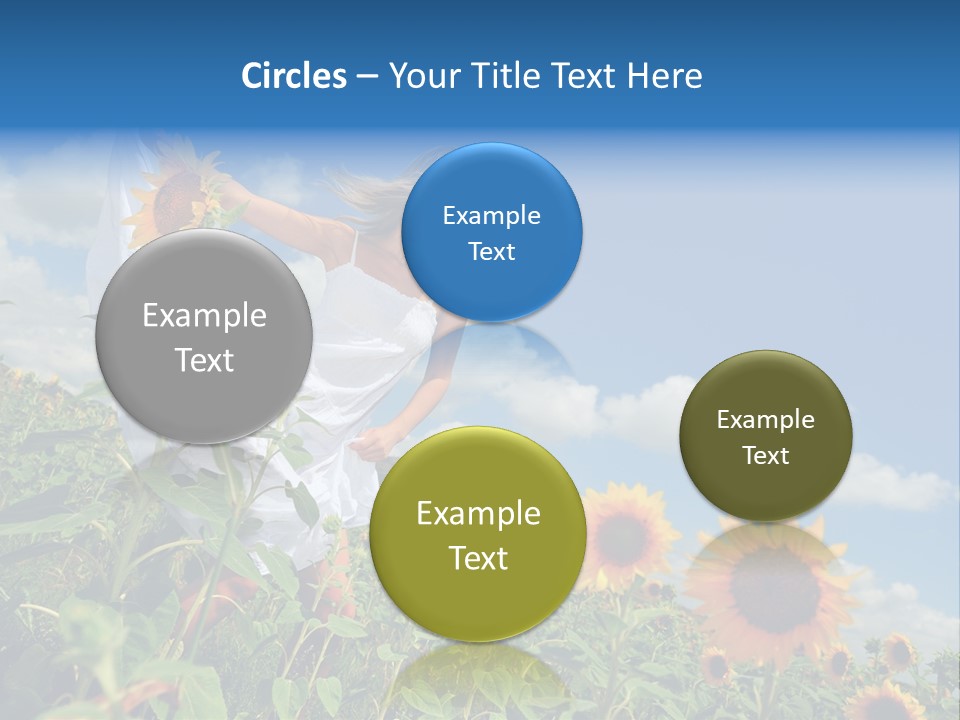 Sunflower Field PowerPoint Template