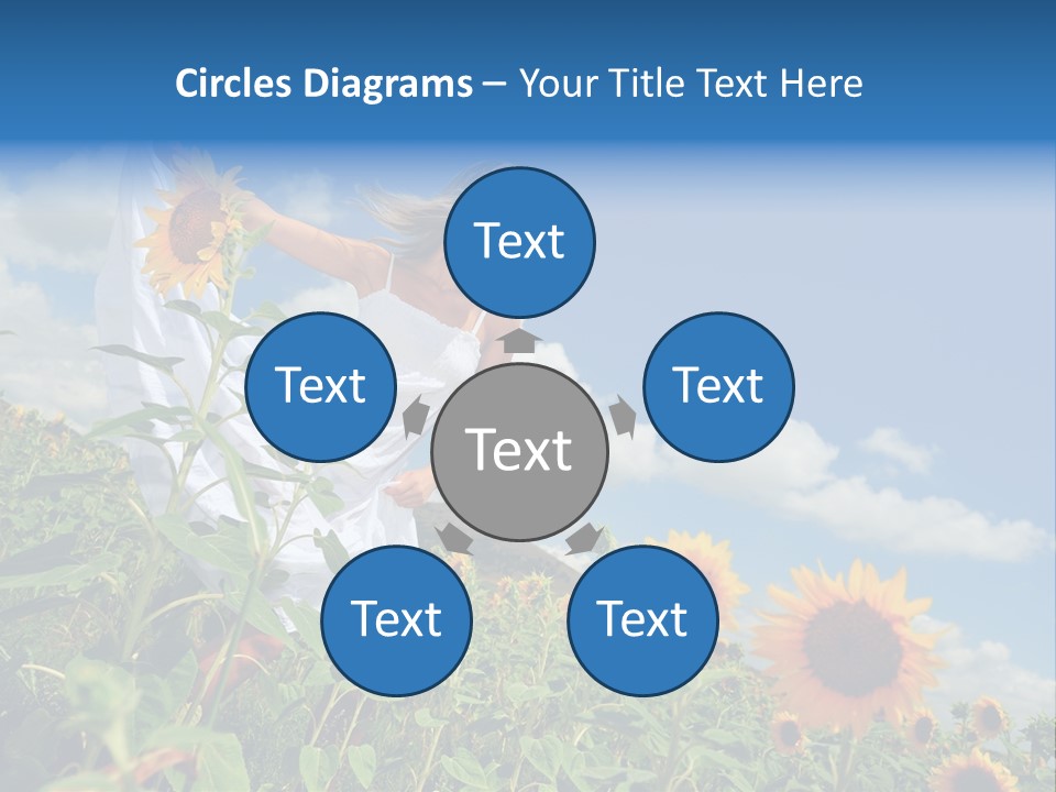 Sunflower Field PowerPoint Template