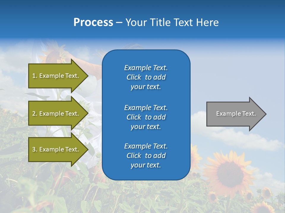 Sunflower Field PowerPoint Template