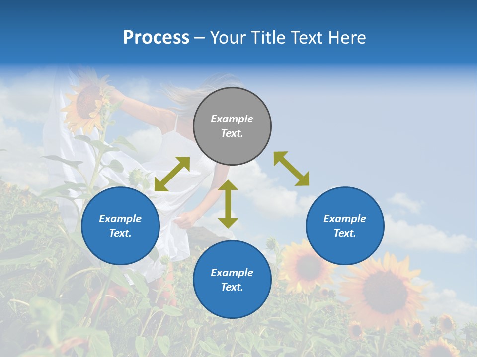 Sunflower Field PowerPoint Template