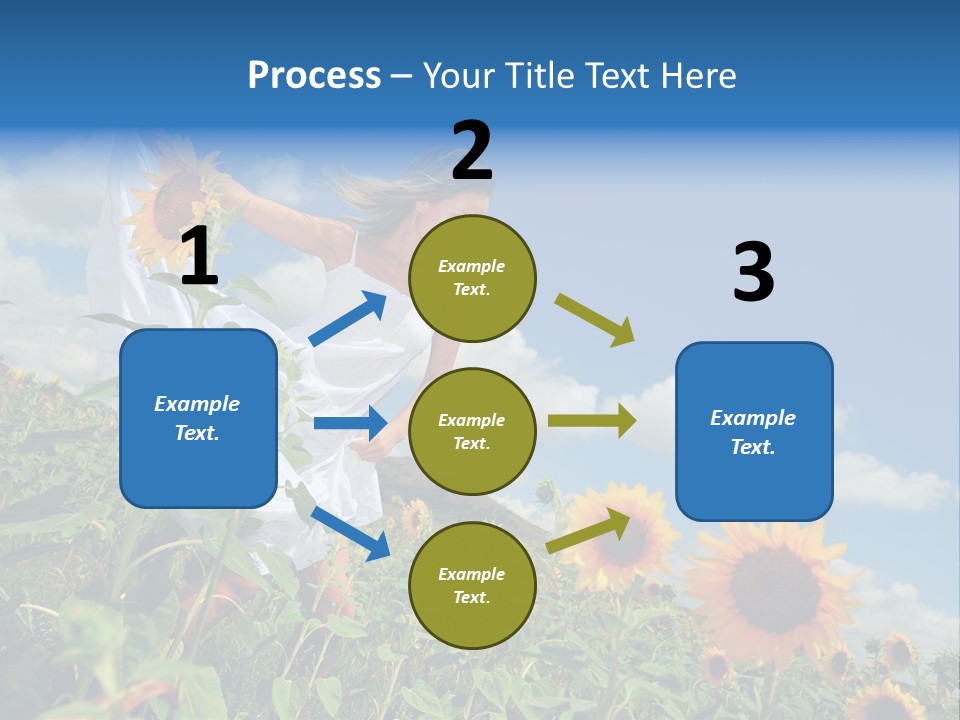 Sunflower Field PowerPoint Template