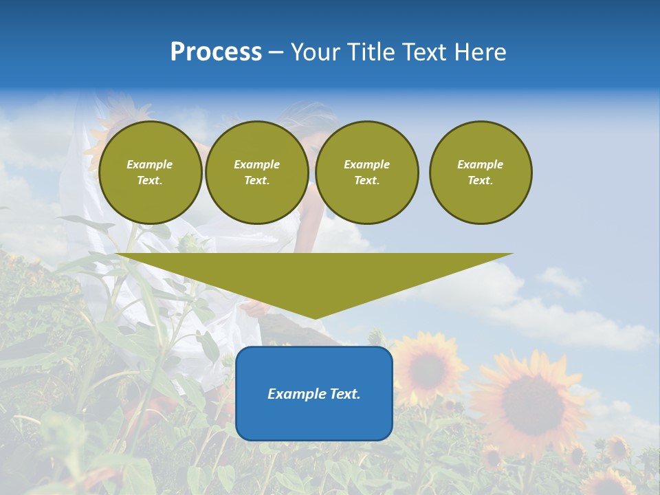 Sunflower Field PowerPoint Template