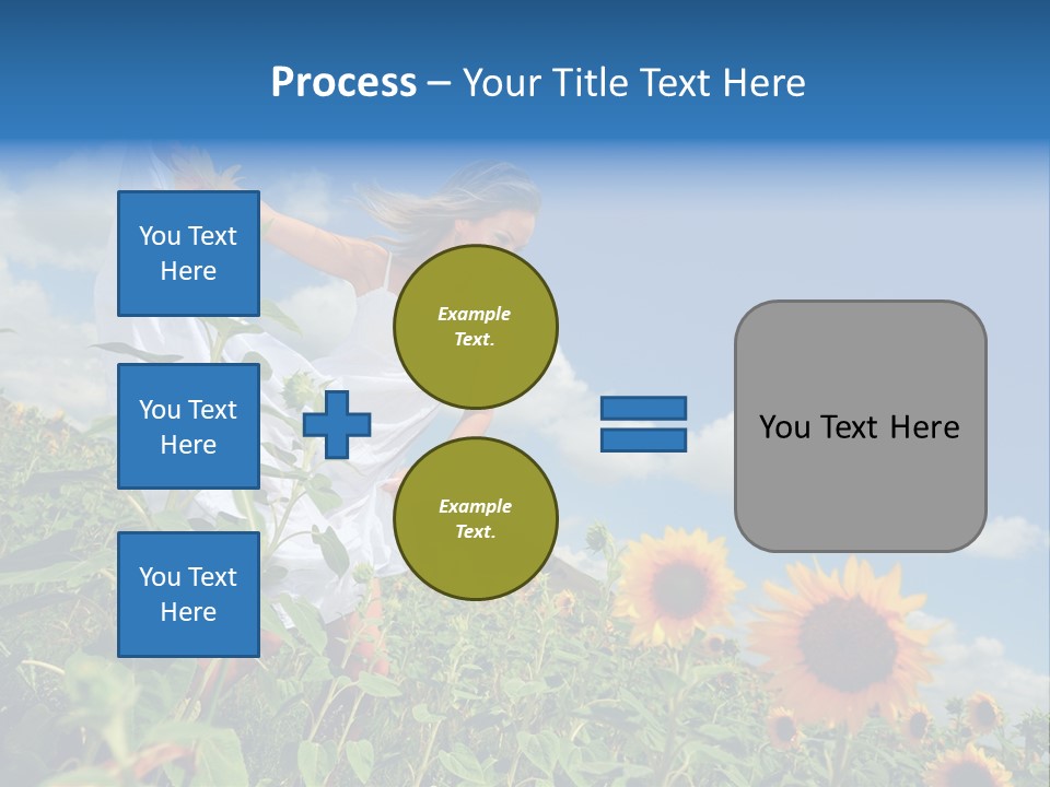 Sunflower Field PowerPoint Template