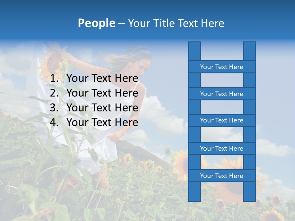 Sunflower Field PowerPoint Template