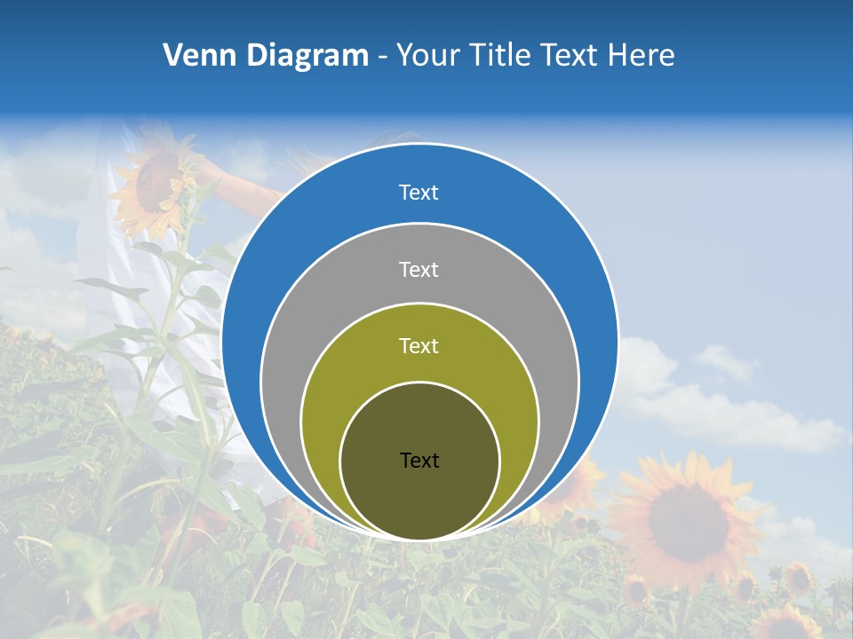 Sunflower Field PowerPoint Template
