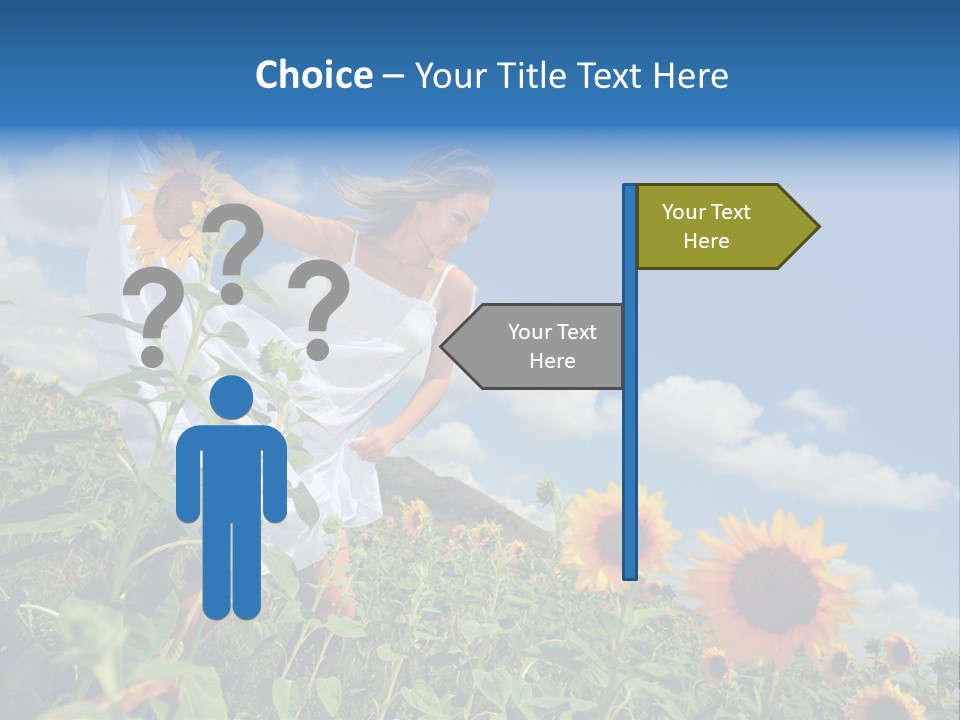 Sunflower Field PowerPoint Template