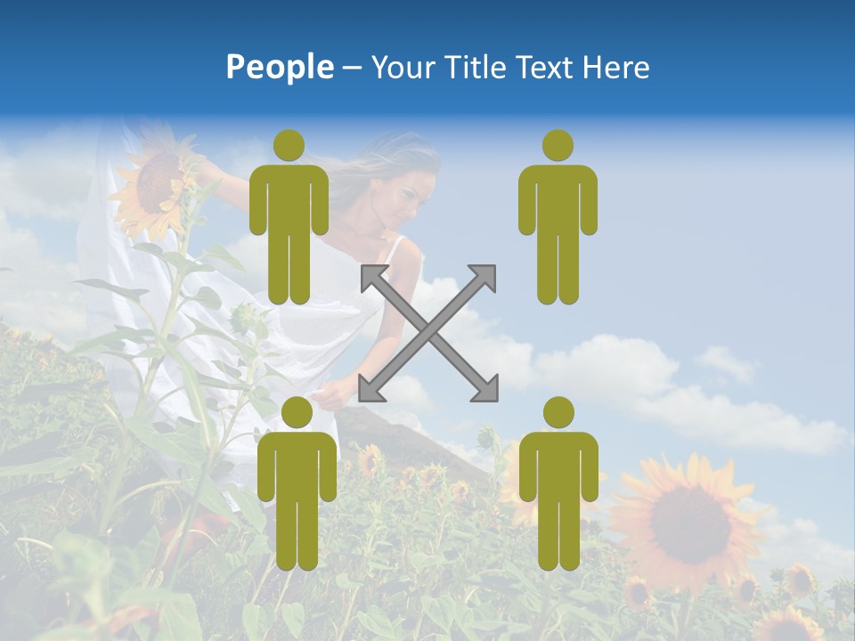 Sunflower Field PowerPoint Template