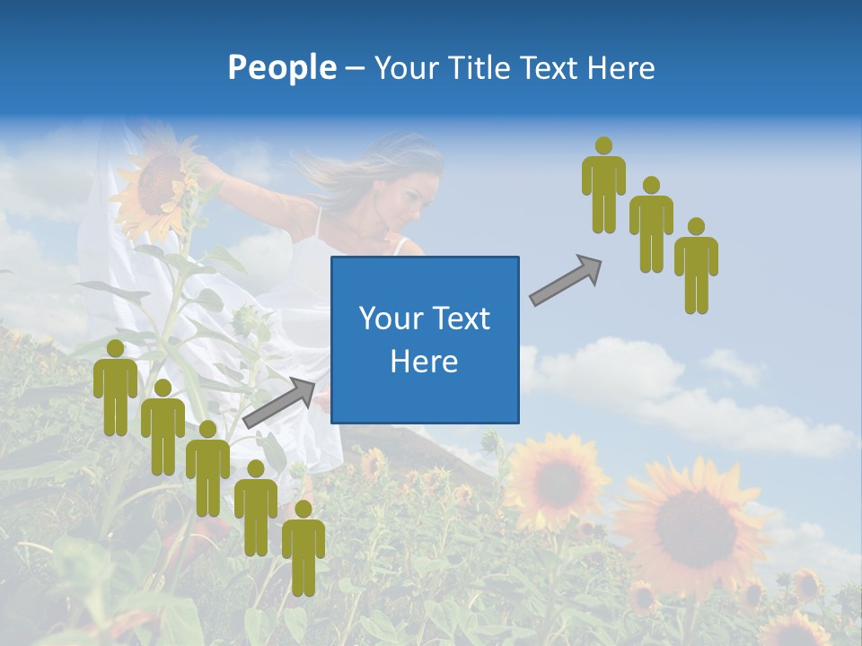 Sunflower Field PowerPoint Template