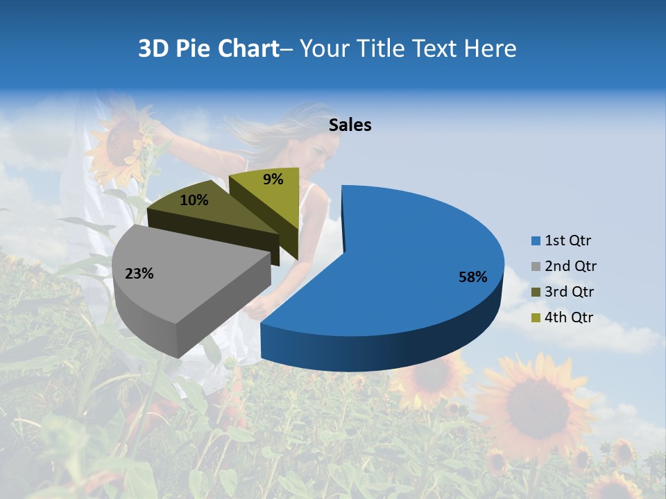 Sunflower Field PowerPoint Template