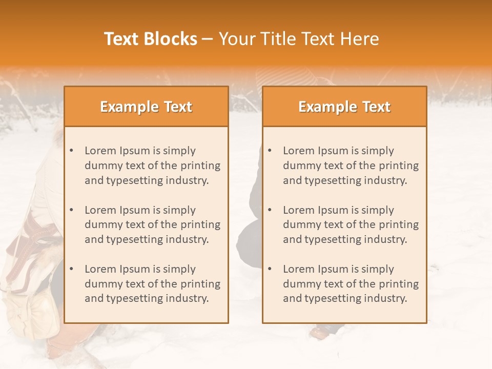 Beautiful Baby Father PowerPoint Template