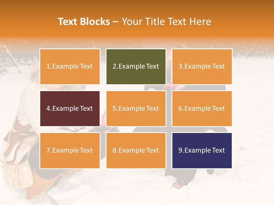 Beautiful Baby Father PowerPoint Template