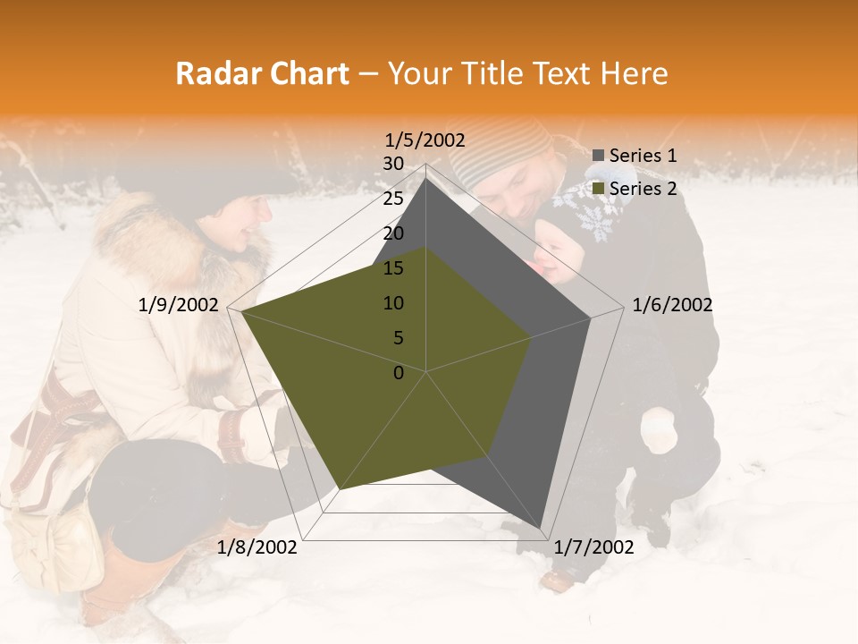 Beautiful Baby Father PowerPoint Template
