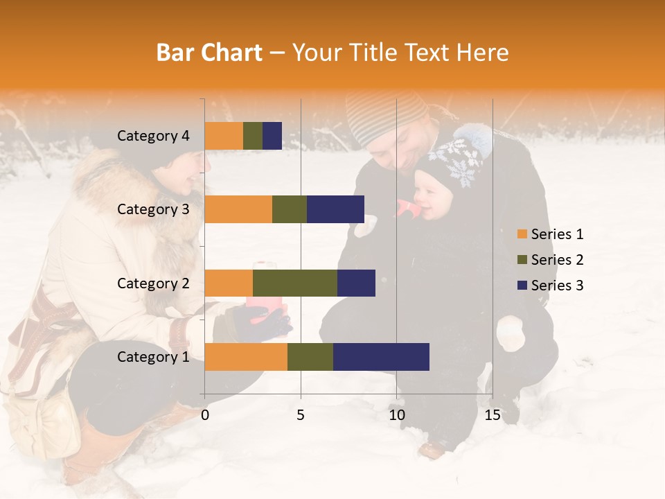 Beautiful Baby Father PowerPoint Template