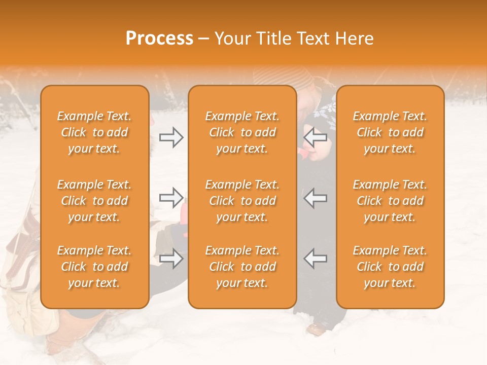 Beautiful Baby Father PowerPoint Template
