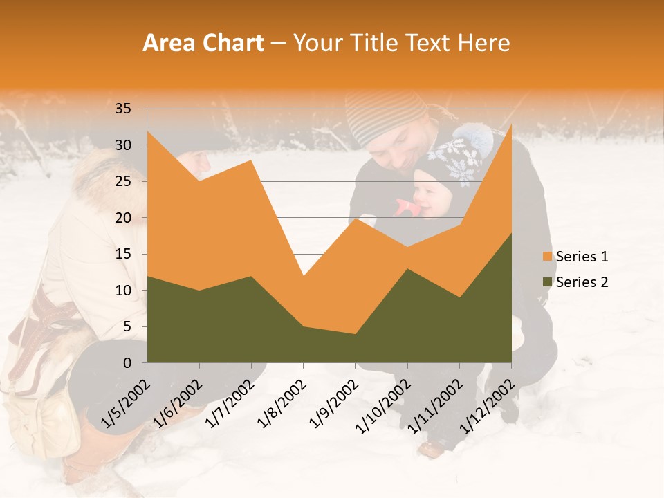 Beautiful Baby Father PowerPoint Template
