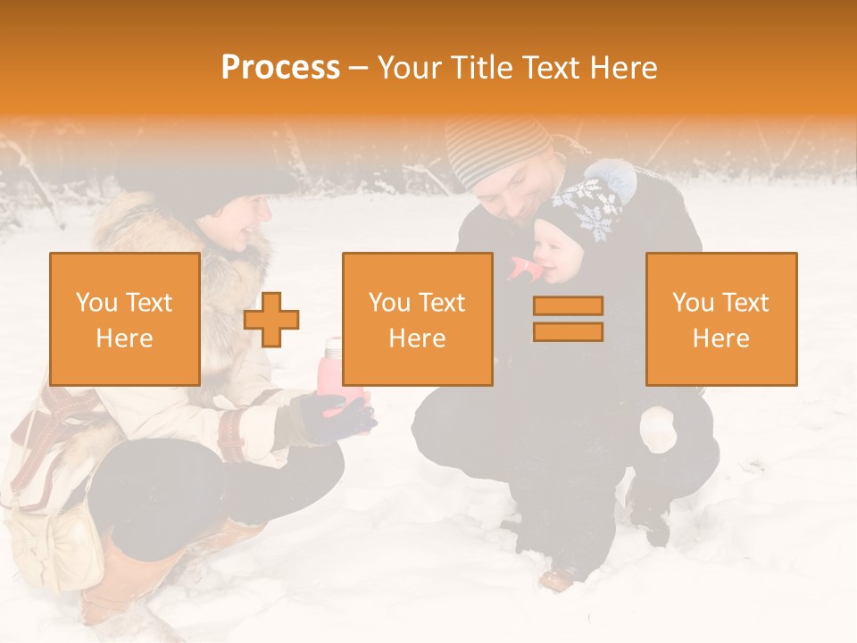 Beautiful Baby Father PowerPoint Template