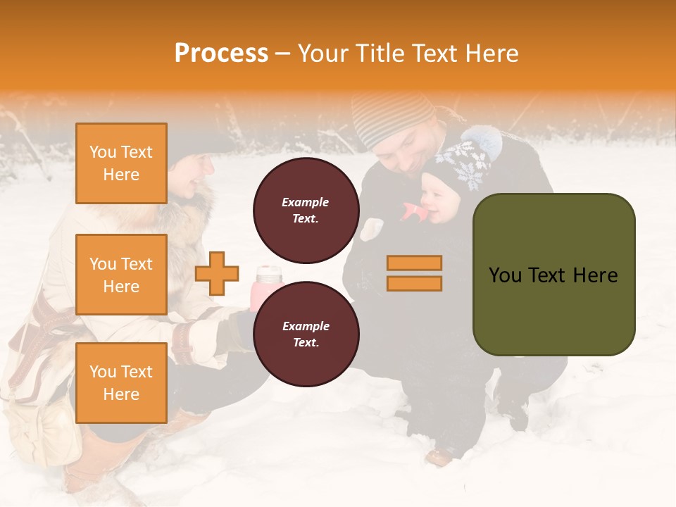 Beautiful Baby Father PowerPoint Template