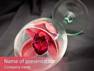 Beverage Blossom Flowers PowerPoint Template