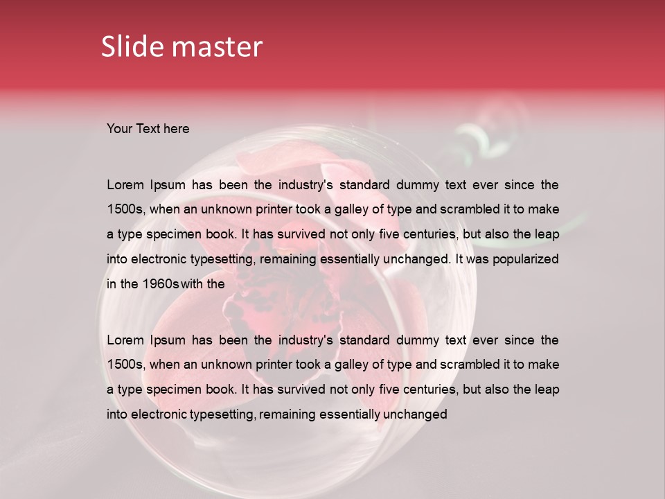 Beverage Blossom Flowers PowerPoint Template