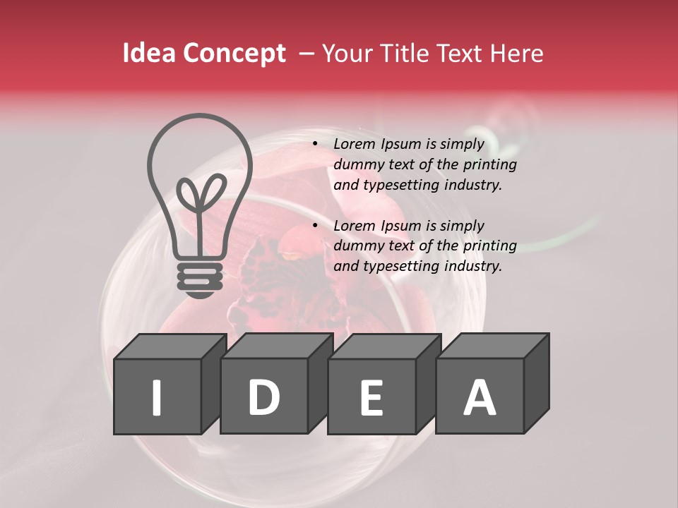 Beverage Blossom Flowers PowerPoint Template