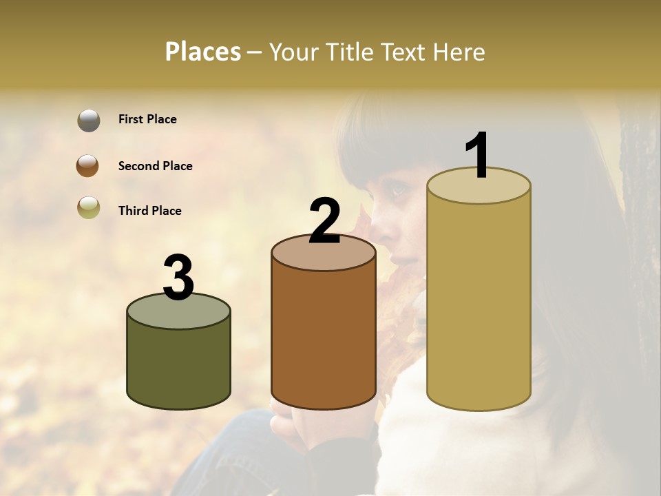 Women Autumn PowerPoint Template