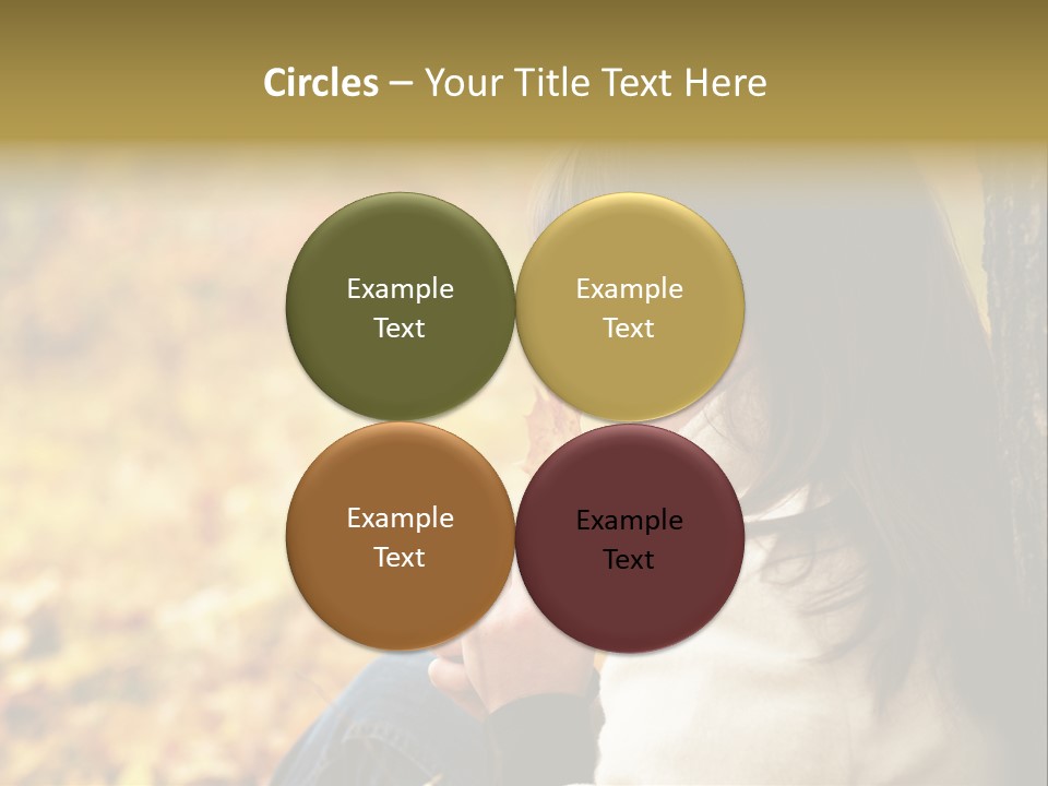Women Autumn PowerPoint Template