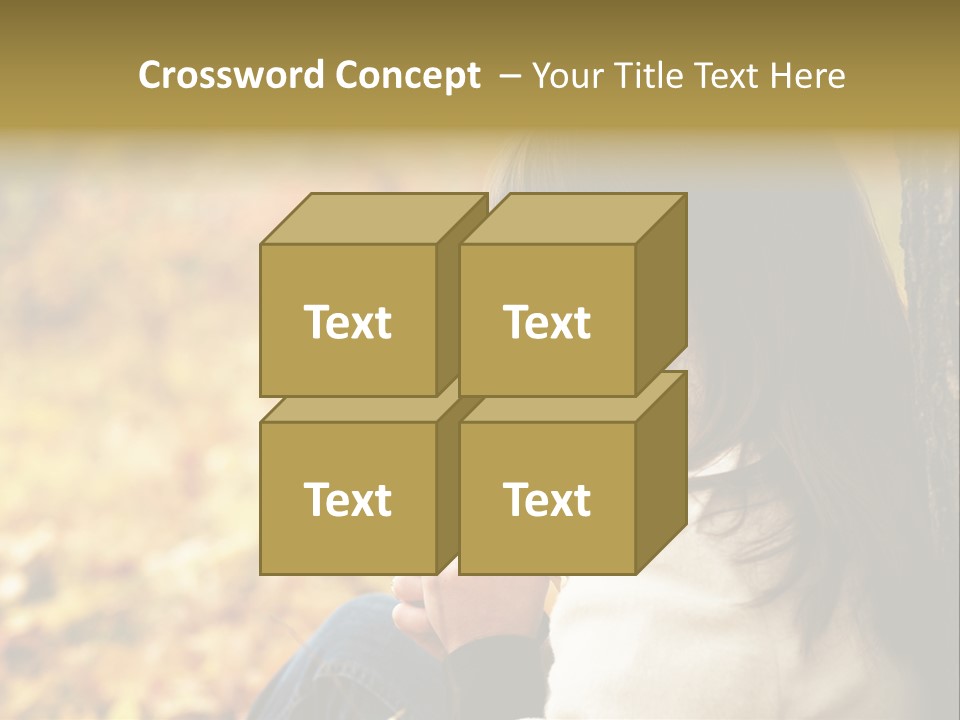 Women Autumn PowerPoint Template