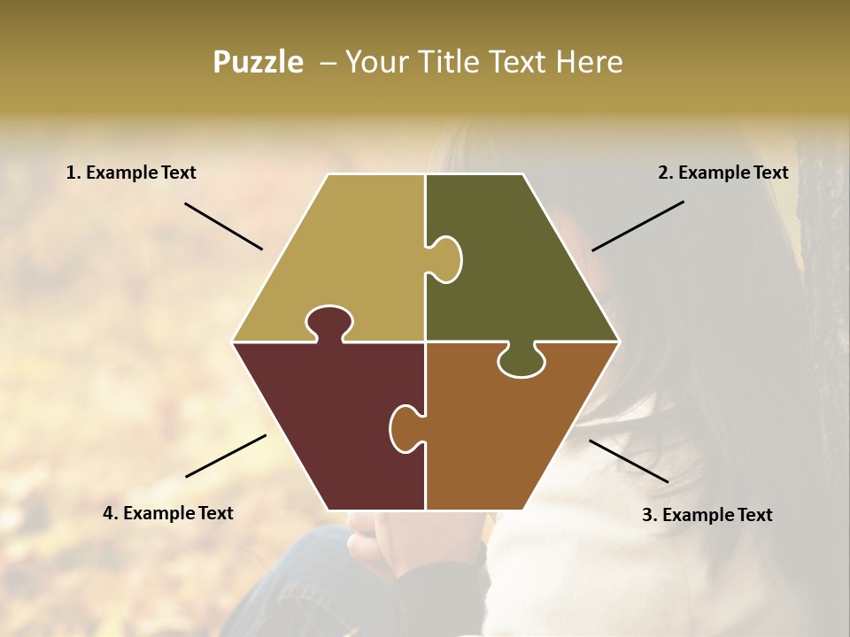 Women Autumn PowerPoint Template