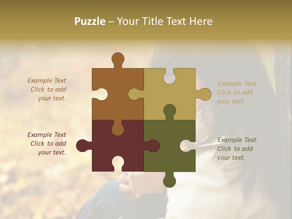 Women Autumn PowerPoint Template