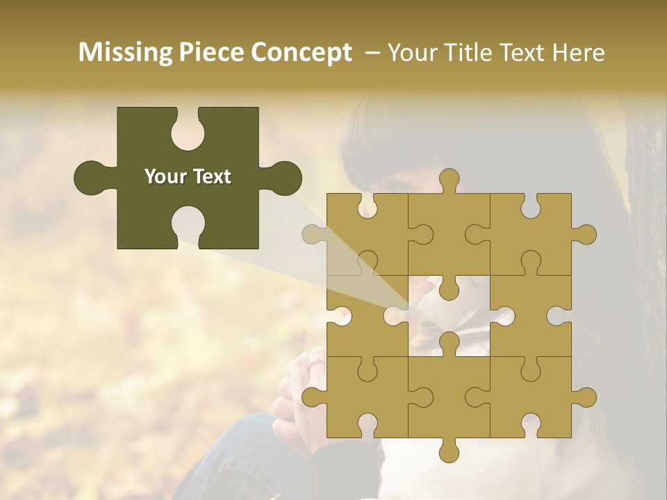 Women Autumn PowerPoint Template