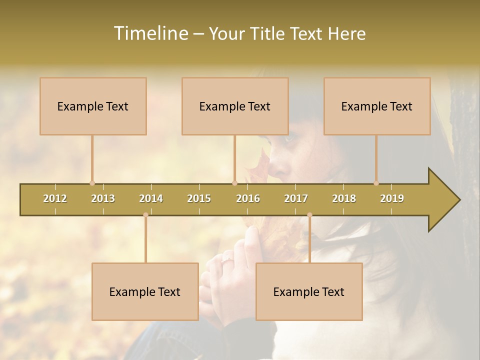 Women Autumn PowerPoint Template