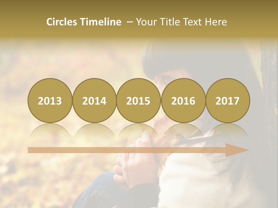 Women Autumn PowerPoint Template