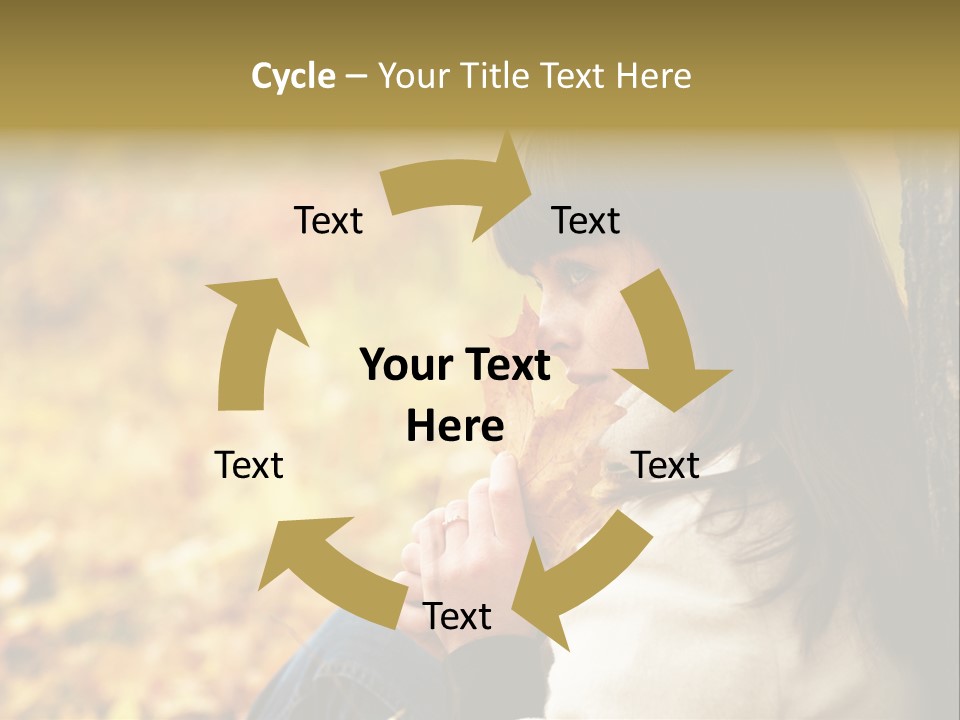 Women Autumn PowerPoint Template